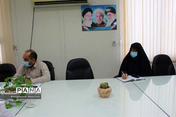 نشست هماهنگی اجرای طرح هیات اندیشه‌ورز نماز مدارس استان بوشهر