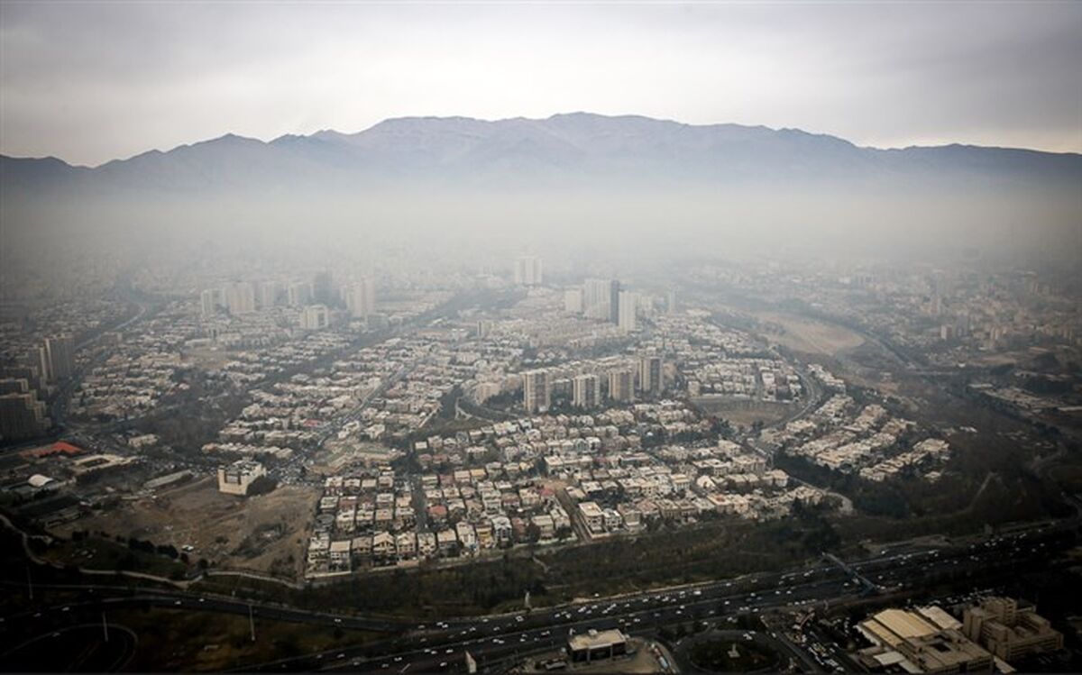 کاهش کیفیت هوای تهران طی امروز