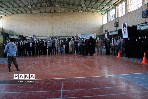 افتتاح نمایشگاه اقتدار40 شهرستان خوسف