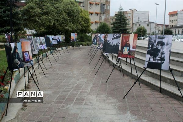 افتتاح نمایشگاه عکس دفاع مقدس در قائم شهر