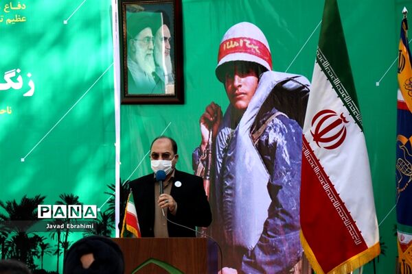 آیین استانی نواختن زنگ ایثار و شهادت در آموزشگاه شاهد فردوسی  ناحیه 2 مشهد