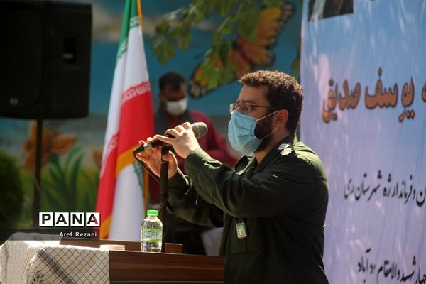 آیین کلنگ زنی و احداث مدرسه 12 کلاسه پسرانه  یوسف صدیق در خاورشهر