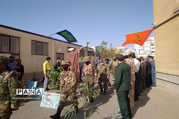 مراسم بزرگداشت هفته دفاع مقدس در آموزش و پرورش کاشمر