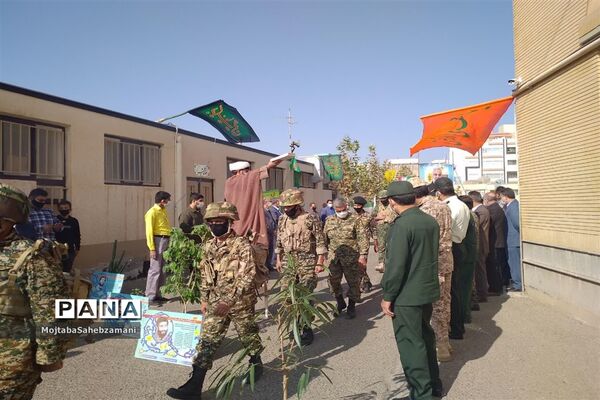 مراسم بزرگداشت هفته دفاع مقدس در آموزش و پرورش کاشمر