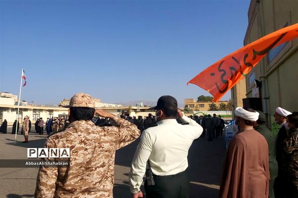 مراسم بزرگداشت هفته دفاع مقدس در آموزش و پرورش کاشمر