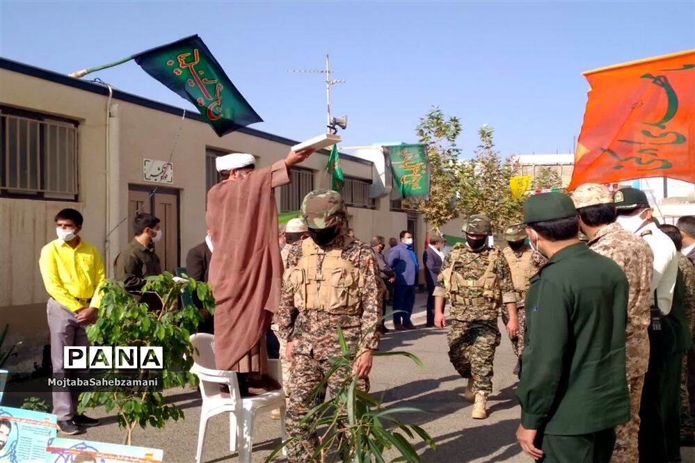 مراسم بزرگداشت هفته دفاع مقدس در آموزش و پرورش کاشمر