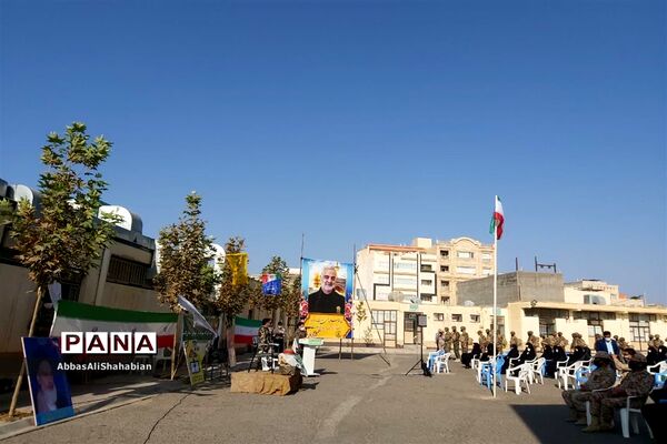 مراسم بزرگداشت هفته دفاع مقدس در آموزش و پرورش کاشمر