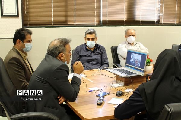 نشست ویدئویی هم اندیشی مدیران ستادی و استانی سازمان های دانش آموزی کشور