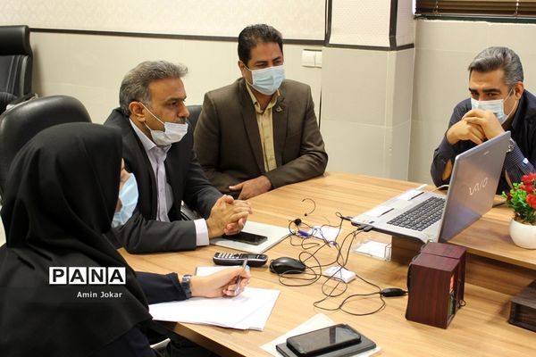 نشست ویدئویی هم اندیشی مدیران ستادی و استانی سازمان های دانش آموزی کشور