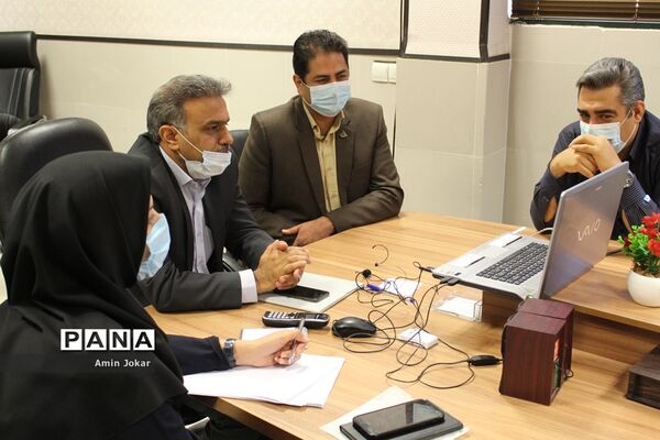 نشست ویدئویی هم اندیشی مدیران ستادی و استانی سازمان های دانش آموزی کشور