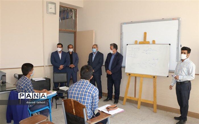 بازدید معاون تربیت بدنی و سلامت اداره کل آموزش و پرورش استان اصفهان از مدارس منطقه کوهپایه