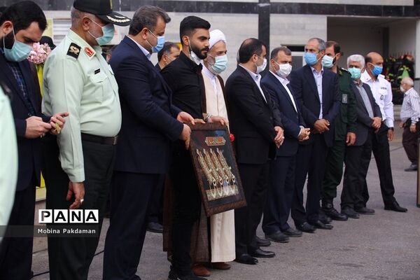 مراسم روز آتش‌نشانی در ساری