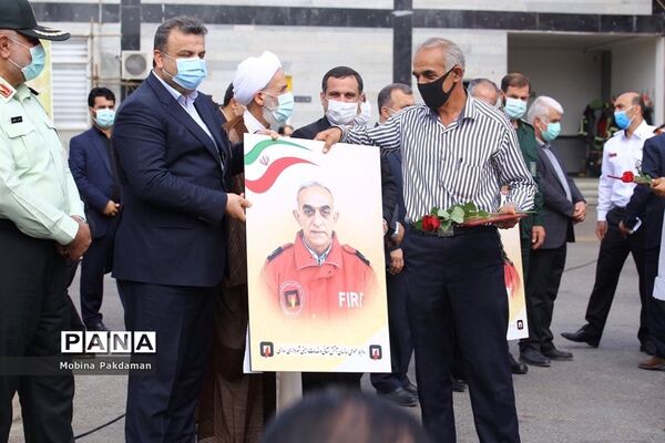 مراسم روز آتش‌نشانی در ساری