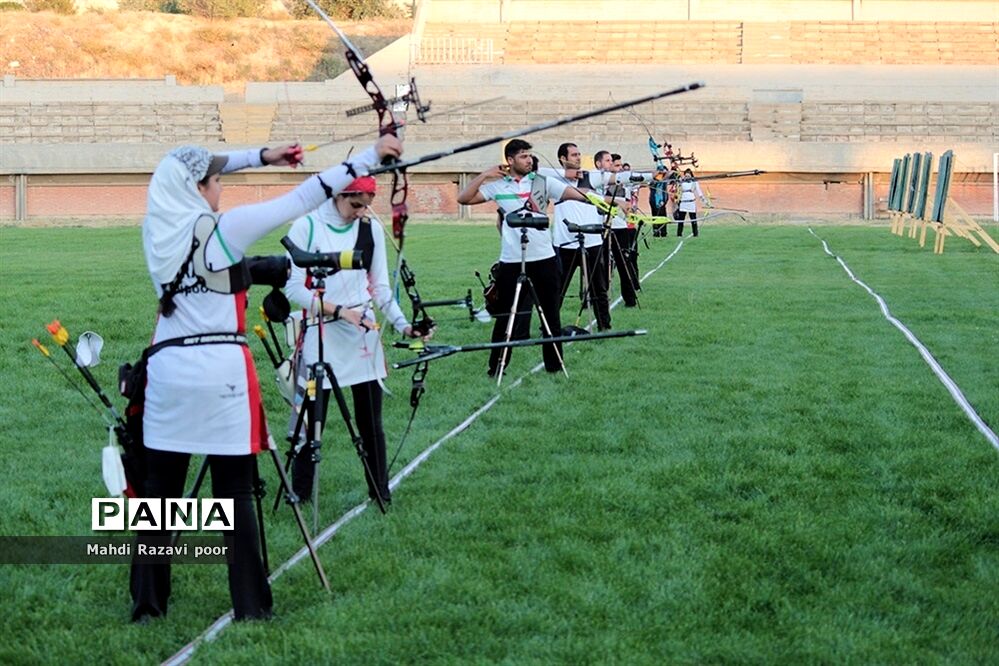 اردوی تیم ملی تیراندازی با کمان در تبریز