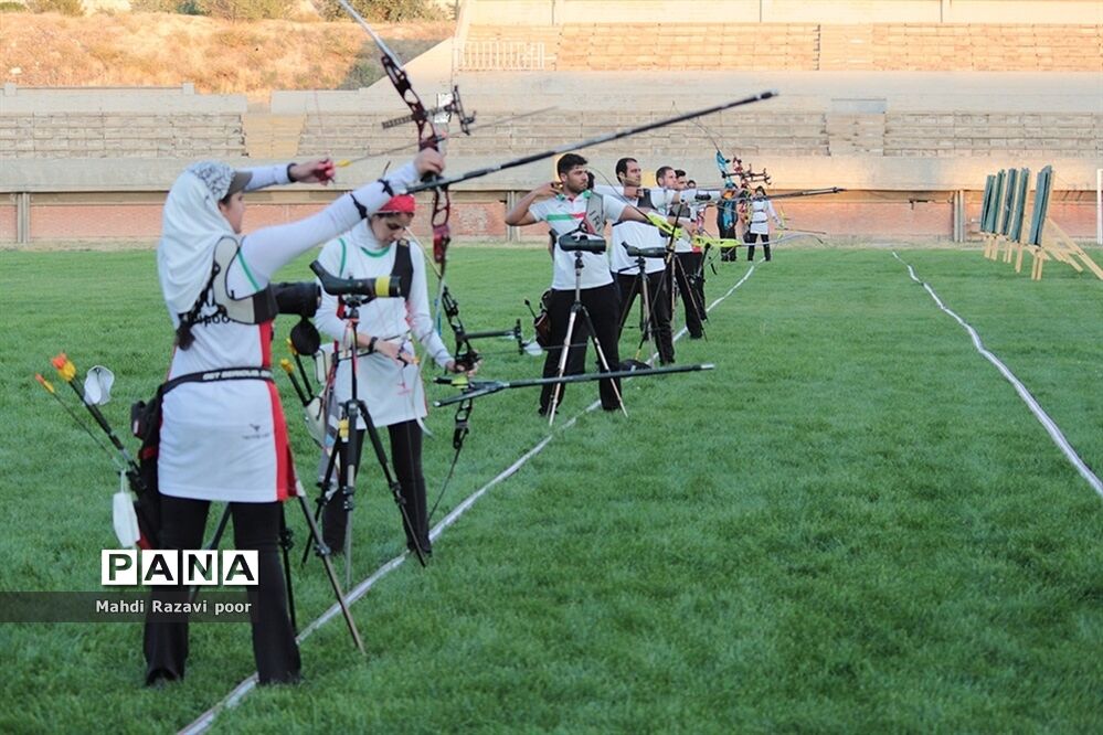 اردوی تیم ملی تیراندازی با کمان در تبریز