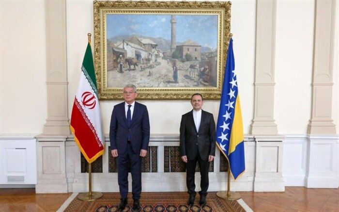 سفیر جدید کشورمان در بوسنی و هرزگوین استوارنامه خود را تقدیم کرد