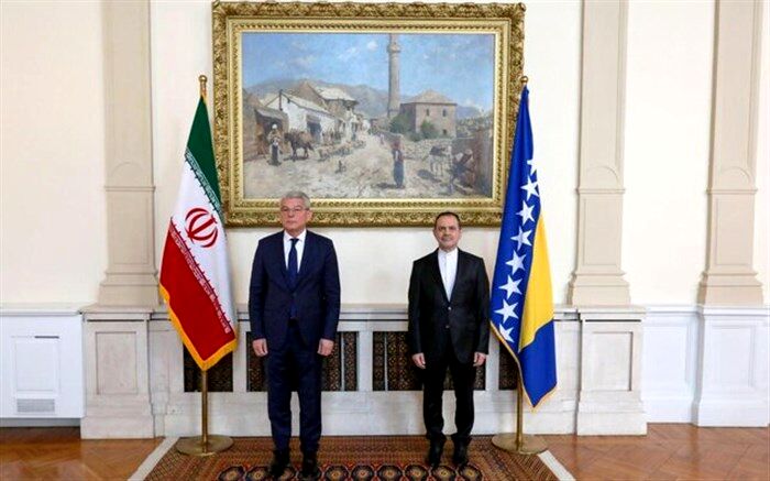 سفیر جدید کشورمان در بوسنی و هرزگوین استوارنامه خود را تقدیم کرد