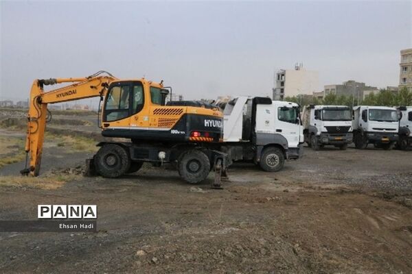 عملیات اجرایی احداث رود پارک مشهد