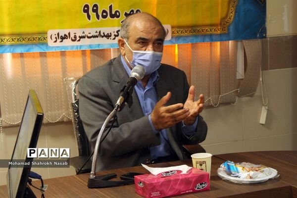 آیین تکریم و معارفه رییس مرکز بهداشت شرق اهواز