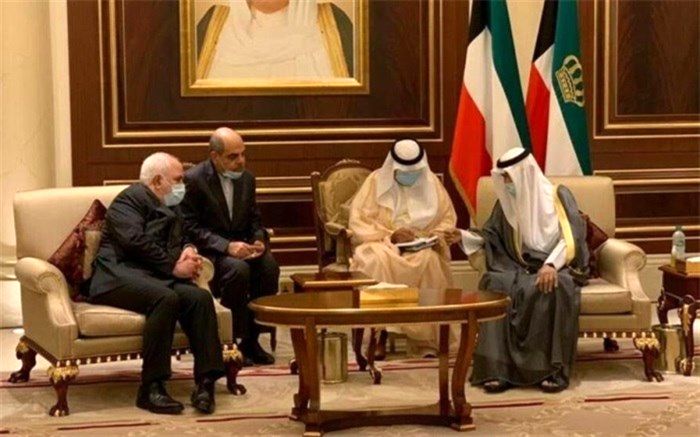 ظریف با امیر جدید کویت دیدار کرد