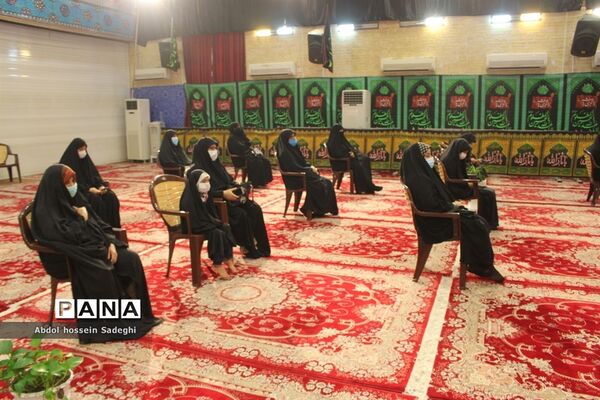 آیین رونمایی از تولیدات فرهنگی هنری سپاه امام صادق علیه السلام  استان بوشهر