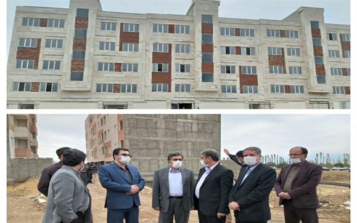 بازدید معاون پشتیبانی و هماهنگی استان های بنیاد مسکن از پروژه های مسکن شهری زنجان