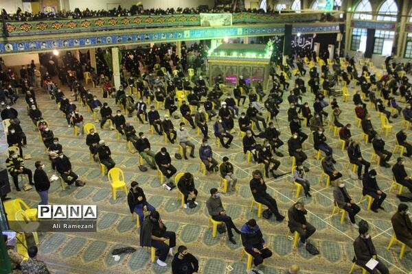 مراسم اربعین حسینی در حسینیه عاشقان ثارالله قائم شهر