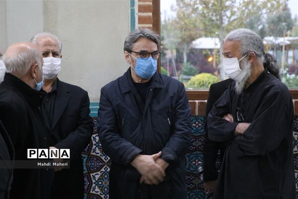 مراسم اقامه نماز بر پیکر استاد محمدرضا شجریان