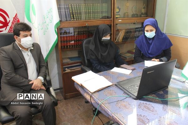 ویدئو کنفرانس جلسه هم‌اندیشی برگزاری مجازی اختتامیه نهمین دوره مجلس دانش‌آموزی کشور