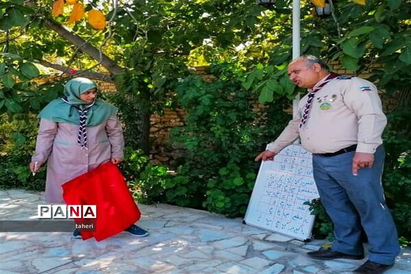بازدید رئیس سازمان دانش‌آموزی فارس از فعالیت‌های پیشتازان در نی ریز