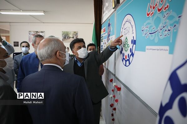 حضور وزیرآموزش و پرورش در سازمان دانش آموزی و خبرگزاری پانا-2