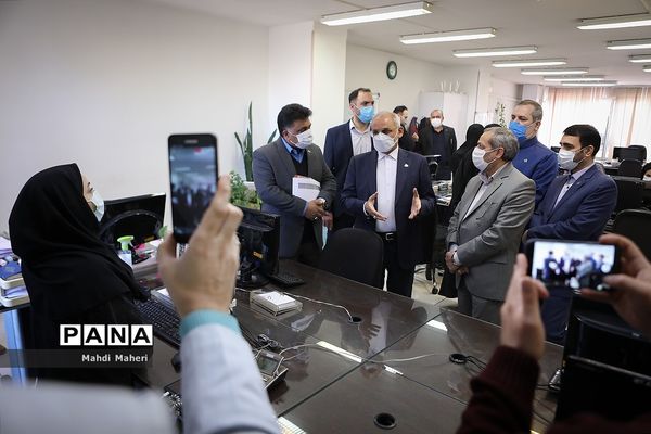 حضور وزیرآموزش و پرورش در سازمان دانش آموزی و خبرگزاری پانا-2