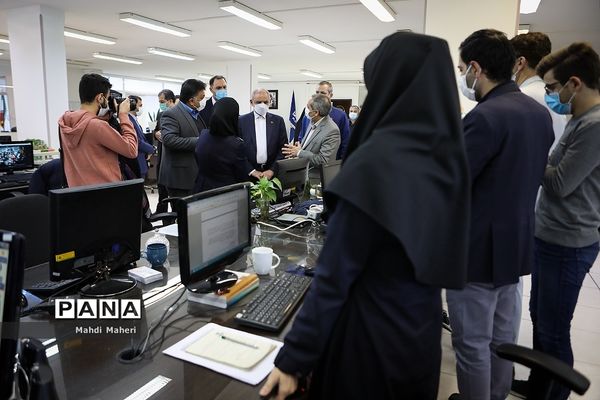 حضور وزیرآموزش و پرورش در سازمان دانش آموزی و خبرگزاری پانا-2