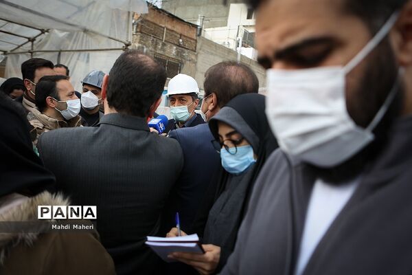 بازدید رئیس بنیاد مستضعفان از روند ساخت پلاسکو