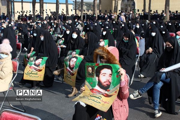 آرام گرفتن پیکر مطهر شهید عسگری  در آستان مقدس امامزاده عقیل(ع) اسلامشهر