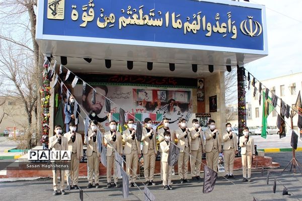 آرام گرفتن پیکر مطهر شهید عسگری  در آستان مقدس امامزاده عقیل(ع) اسلامشهر