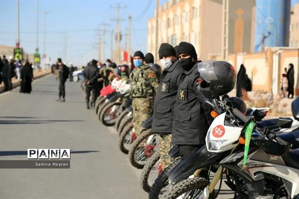 مراسم تشییع و تدفین 2 شهید گمنام دربوستان آیت ا...بهجت بیرجند