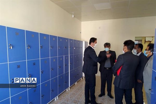 بازدید سرزده  رئیس سازمان دانش‌آموزی  فارس از استخر آماده افتتاح در داراب