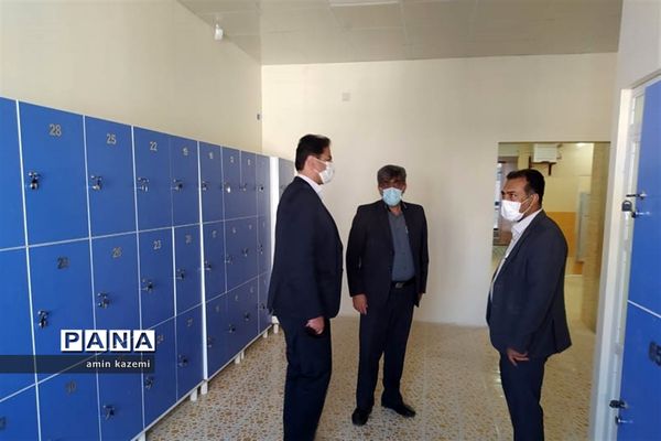 بازدید سرزده  رئیس سازمان دانش‌آموزی  فارس از استخر آماده افتتاح در داراب