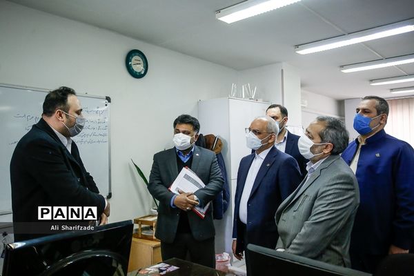 حضور وزیرآموزش و پرورش در سازمان دانش آموزی و خبرگزاری پانا