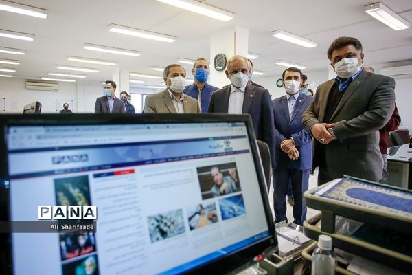 حضور وزیرآموزش و پرورش در سازمان دانش آموزی و خبرگزاری پانا