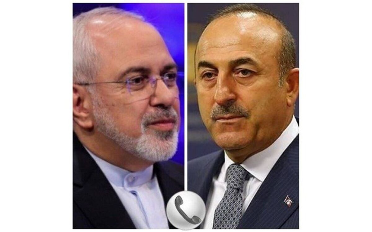 رایزنی تلفنی ظریف و چاووش‌اوغلو