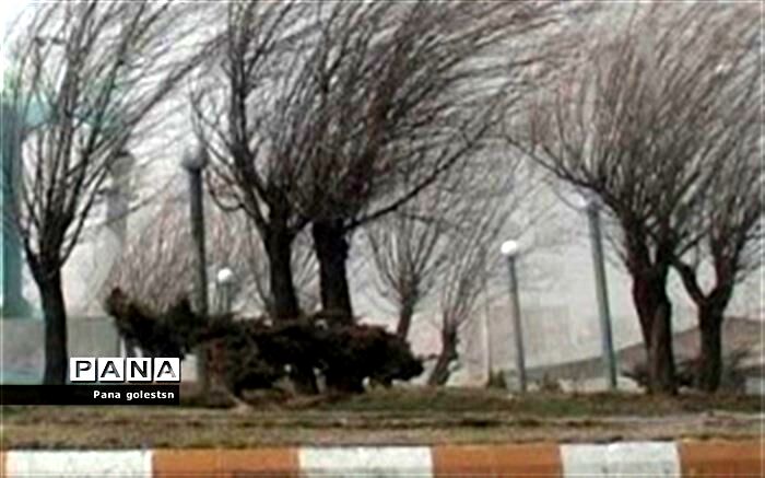 افزایش سرعت وزش باد در گرگان به ۱۲۹ کیلومتر بر ساعت رسید