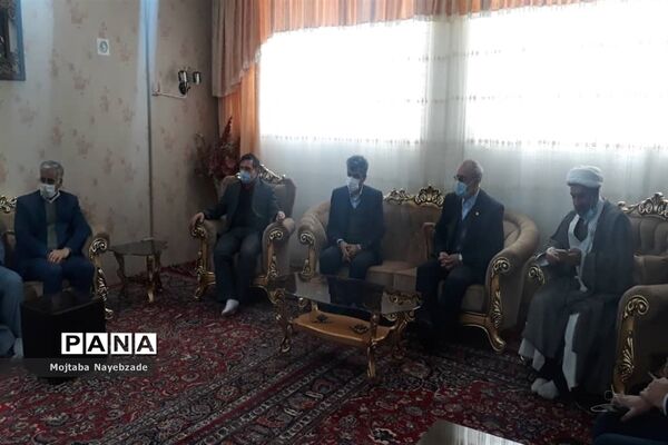 حضور معاون پرورشی و فرهنگی  آموزش و پرورش استان و روسای ادارات داخلی این  حوزه  در تربت جام