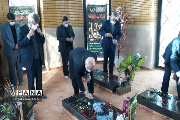 حضور معاون پرورشی و فرهنگی  آموزش و پرورش استان و روسای ادارات داخلی این  حوزه  در تربت جام