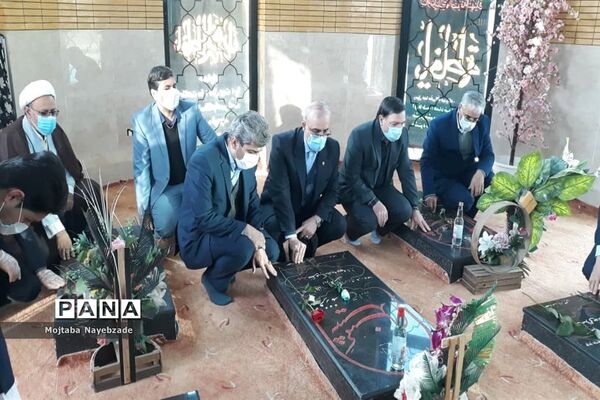 حضور معاون پرورشی و فرهنگی  آموزش و پرورش استان و روسای ادارات داخلی این  حوزه  در تربت جام