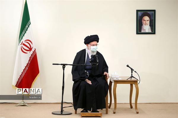 دیدار خانواده دانشمند شهید محسن فخری‌زاده با رهبر معظم  انقلاب