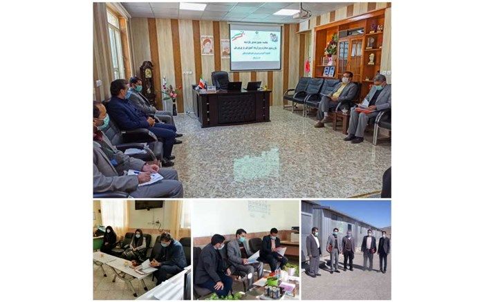 بازدید بازرسان وزارت آموزش و پرورش و اداره کل خراسان جنوبی  از مدارس شهرستان درمیان