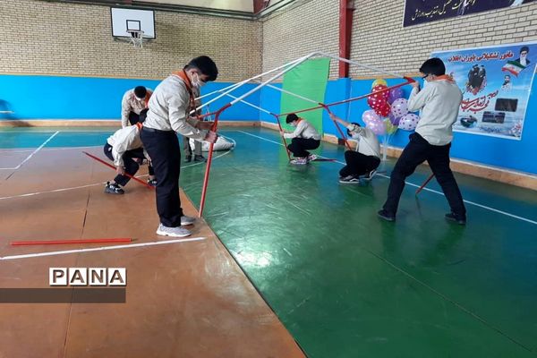 اجرای مجازی مانور یاوران انقلاب در ملارد