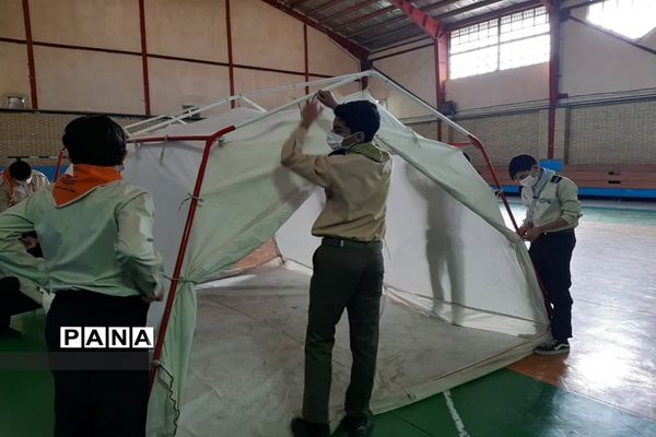 اجرای مجازی مانور یاوران انقلاب در ملارد